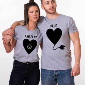 Foreign Trade Couple T-shirt Couple Wear Europe And America INS Valentine’s Day Gift