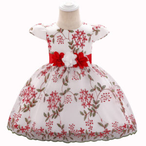 summer children’s clothing new baby birthday party wedding dress skirt girls fluffy dress