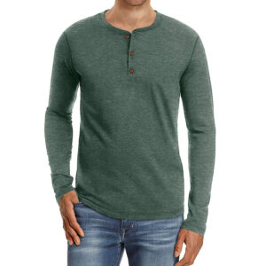 European And American Men’s Long-sleeved Round Neck T-shirts Men’s Bottoming Shirts