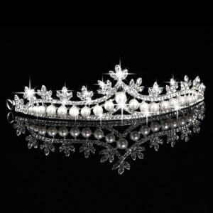 Bridal Pearl Crown Jewelry Hair Accessories