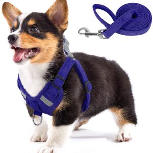 Velvet Dog Strap Reflective Breathable Dog Rope Pet