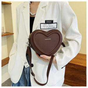 Fashion Heart Shaped Shoulder Messenger Bag