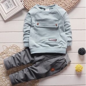 toddler baby clothes children suit 0-3 years old suit + pants children’s sportswear boys girls children’s clothing brand