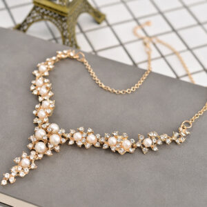 Quick Selling, Explosion Proof, Bridal Jewelry, Alloy Suit, Jewelry, Diamond, Pearl Necklace, Earring, Japan And Korea Jewelry Wholesale