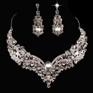 Necklace Alloy Diamond Large Crystal Jewelry Set