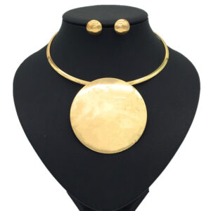 Nigeria bride necklace set cross border exaggeration alloy Bead Pendant Jewelry Necklace suit