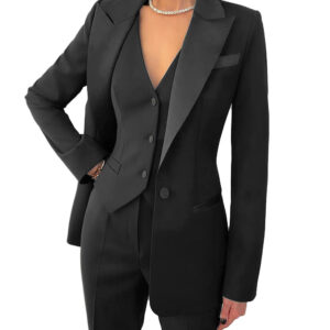 Fashion Casual Women’s Three-piece Suit