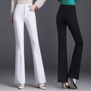 Flared Wide Leg Pants Female Suit Women’s Pants Loose Drooping Slimming