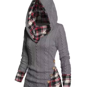 Bedford Cord Hooded Casual Pullover Sweater