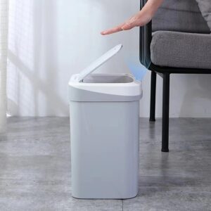 Smart Trash Can, Living Room Kitchen Induction Household Toilet Trash Can With Lid
