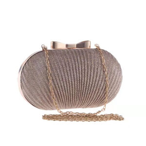 Fashion Pleated Butterfly Goose Egg Dinner Bag