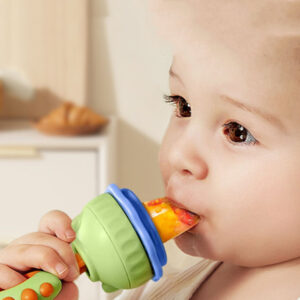 Baby Teether Teething Stick Fruit Complementary Feeder