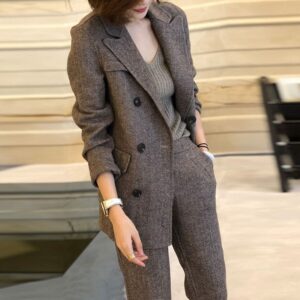 Women’s Professional Wool Sports Jacket Suit