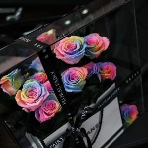 Valentine’s Day Rose Eternal Flower Acrylic Gift Box