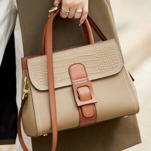 Women’s Fashion Crossbody Handbag Contrast Color