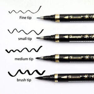 Calligraphy Pen Sketch Beautiful Pen Soft Brush Painting Brush Big Case Signature Pen Copy Script Pen Can Add Ink