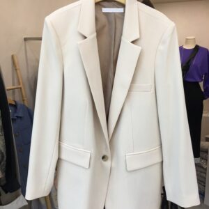 New Simple Temperament White Suit Jacket Women